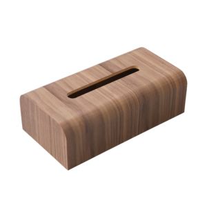 SEJUE4373 Simple Solid Wood Tissue Box Nordic Style Drawer Design Tissue Case Ornament Smooth Surface Tissue Organizer Living Room