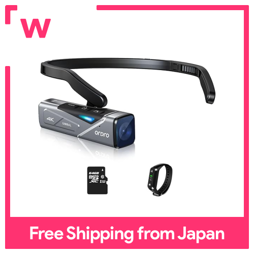 Ordro EP7 4K Vlog Video Camera Wearable Video Camera FPV design