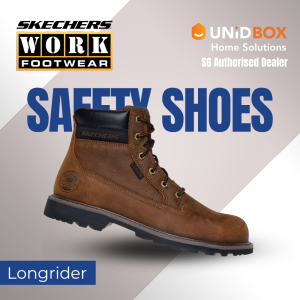 Skechers Work Longrider 200372 Steel Toe Safety Boots | Slip & Heat Resistant | Brown