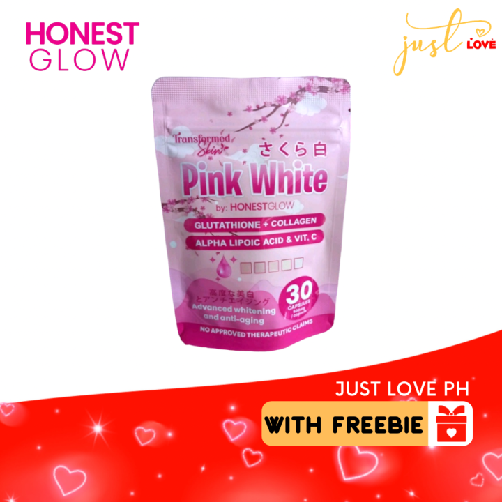 Honest Pink Honest Glow Pink White Glutathione + Collagen Capsule | Lazada PH