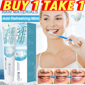 【New Upgrade】Scoban Whitening Teeth Toothpaste+4pcs Toothbrush Freshens Breath Oral Care Teeth Whitening Toothpaste For Pain Sensitive Teeth Cleaning Stains Oral Odor Care Gingival toothpaste whitening teeth Baking soda toothpaste 200g