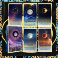 Mystic Moon Oracle Card | Portable Size 10.3x6cm | 40-Cards | Fortune Telling Game | Divination Cards. 
