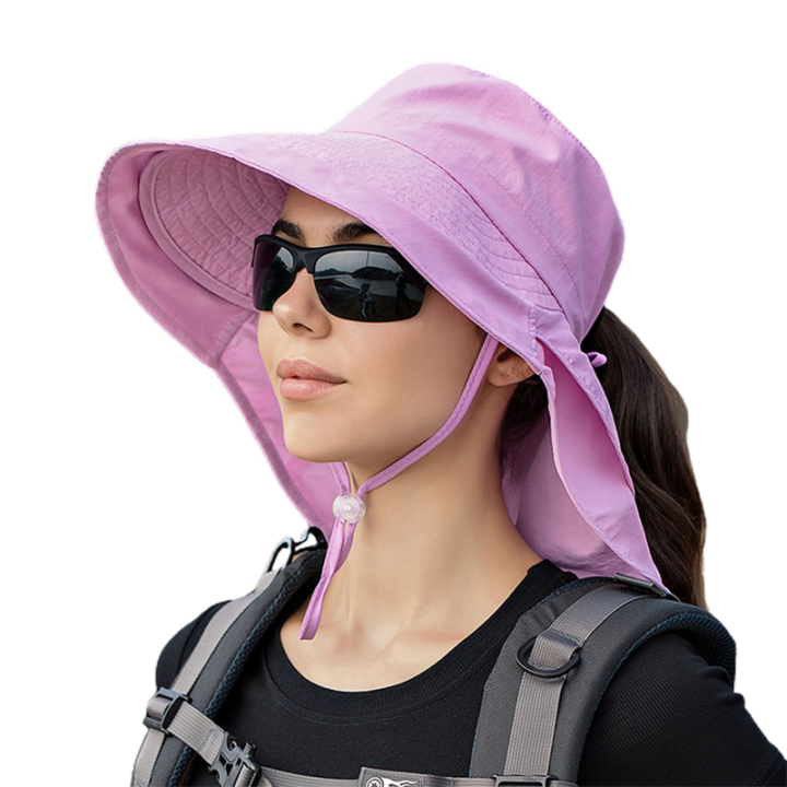 TWiyo Women's Sun Hats With Neck Protection UV Protection Wide Brim