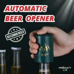 【Product Lab】SG Ready Stock Automatic Beer Bottle Opener Party Gadget Home Use One Push Easy Opener