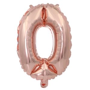 TYHL0439 Balon Foil Angka Size 100 cm Warna Rose Gold
