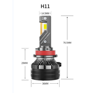 P7Q ไฟหน้ารถ หลอดไฟตัดหมอก LED 150W 31000LM 6000K H1 H3 H4 H7 H8 H9 H11 H13 9005 9006 9012 สีขาว สําหรับรถยนต์ 2 ชิ้น