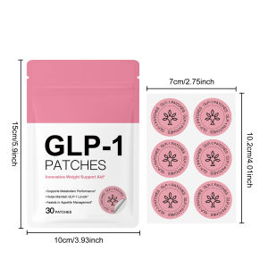 GLP-1 Slimming Patches – Body Shaping & Firming Plaster Supports Fat Burning Metabolism & Appetite Control Weight Loss Patch for Belly & Thighs (30 Patches)