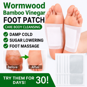 Blood Sugar Lowering Cleansing Foot Pads Removes Unwanted Toxins Detoxifying Foot Patch Organic Herbal CIeansing Patches Improve Blood Circulation Foot Stickers Acupoint Health Care Patch清洁足贴 植物草本