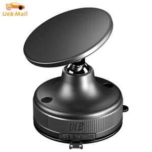 [UEB Mall] Car Magnetic Phone Holder Magnetic Suction Phone Mount Vacuum Magnetic Car Phone Mount for Kitchen Mirro Gym Bath Shower