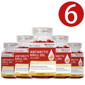 Antarctic Krill Oil 60 Capsules Astaxanthin Krill Oil/Nutrients Improves Physical Performance Natural Shrimp Oil
