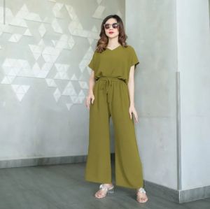 ONE SET CRINKLE CAMELIA  // SETELAN BAHAN CRINKLE AIRFLOW // TWO PIECE SET SETELAN TREND TERLARIS/ ONE SET SETELAN MATT CRINCLE AIRFLOW / CAMELIA ONE SET BEST SELLER CRINKLE AIRFOW KEKINIAN