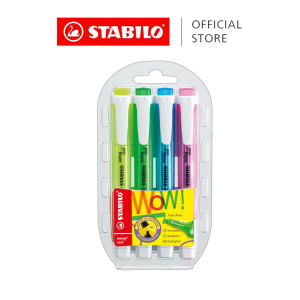 STABILO Swing Cool Highlighter Wallet of 4/6/8 Assorted Colours