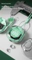 Amgras Future Ⅷ Ultra Transparent Earphone Bluetooth Earbud Gaming LED digital display Sport TWS Earphones HIFI IPX5. 
