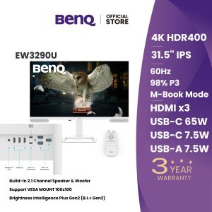 [New] BenQ EW3290U 4K UHD HDR400 32 inch Eye-Care USB C Monitor
