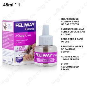 【🔥🔥SG SPOT】FELIWA Classic Refill 3 x 48ml Value Pack 3 x 30 Day / Friends / MultiCat Refill/ Optimum Refill for Diffuser