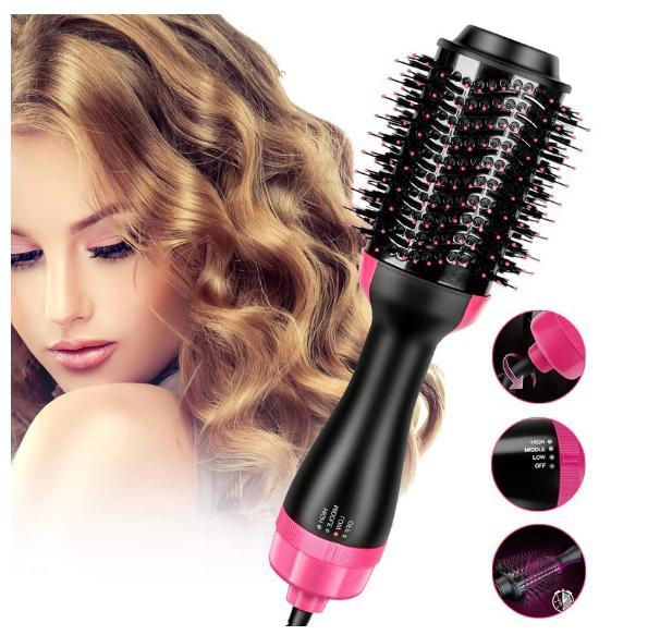 Lazada hair cheap brush straightener