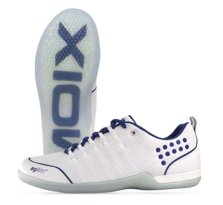 Xiom Shoes Footwork White/Navy Mesh Sports Footwear White Navy