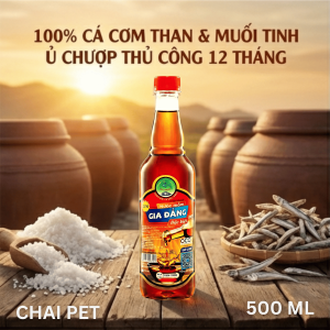 Nước Mắm Gia Đẳng-Đặc Biệt cốt cá cơm than ủ chợp 18 tháng -Chuẩn OCOP -Đặc Sản Quảng Trị