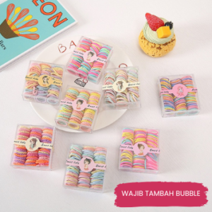 BOBOHO - IKAT RAMBUT KARET ANAK / IKAT RAMBUT KEPALA BAYI / ELASTIS KARET GELANG KECIL ANAK MANIS