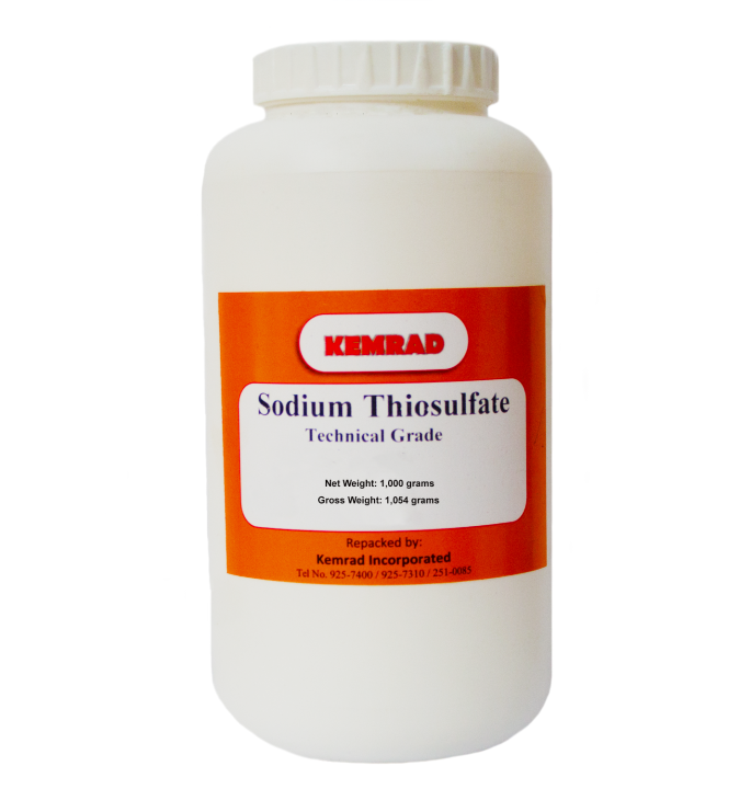 Kemrad Sodium Thiosulfate / Sodium Hyposulfite Net Weight: 1000 grams ...