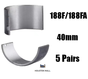 5 Pairs Connecting Con Rod Bearing STD 40mm 186F 186FA Aircooled Diesel Engine 10HP 12HP