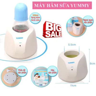 ( MẪU MỚI ) đồ dùng thông minhmáy hâm sữa cao cấp MÁY HÂM SỮA YUMMY-YM18A CHO BÉ VÀ NGƯỜI GIÀChất liệu Nhựa ABS an toàn với sức khỏe của người sử dụng giữ ấm lâu BH 12 tháng