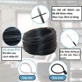 dây buộc lõi thép bọc nhựa cuộn 100m, dây dẹt bọc nhựa đường kính 0.55,dây buộc lõi thép vỏ nhựa,dây nhựa tròn lõi thép. 
