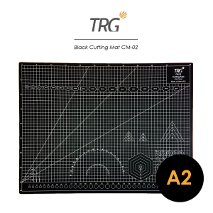 TRG Black Cutting Mat Alas Potong A2 CM-02 - Cuting Matt Hitam TRG
