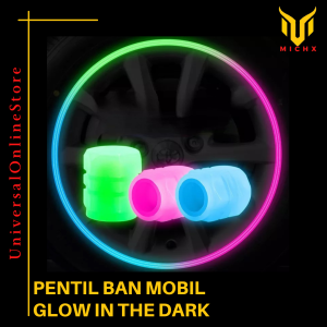 Michx Tutup Pentil Ban Mobil Sepeda Motor Glow in the Dark 1 pcs