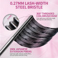 【NEW】barenbliss BNB Roll to Length Steel Mascara | 24-hour | Ophthalmologist Tested | Waterproof | Smudge proof | Lengthening & Fiber mascara | Worry-free mascara | 0.27mm Lash-Width Bristle | 0% Alcohol | Cruelty-Free | Vegan-Friendly. 