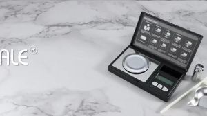 THINKSCALE Digital Milligram Scale 50g/0.001g Powder Scale with Cal Weight  Micro Milligram Scale for Powders Jewelry Supplements & Capsule Filling Includes Batteries Tare 6 Modes LCD Display