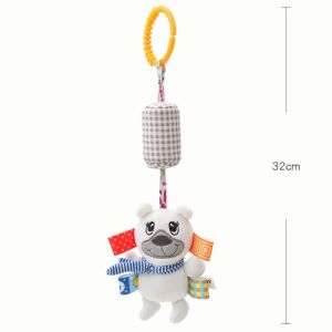 เขย่ามือเด็กรูปสัตว์ มีเสียงกรุ๊งกริ๊ง ของเล่นเด็กอ่อน รูปสัตว์ ซักได้ มียางกัดในตัว ตุ๊กตามือเขย่า ของเล่นเสริมพัฒนาการ /Home_Master