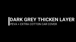 Toyota Harrier Grey Series Premium Car Cover PVC Umbrella Material / Extra Thick Dark Grey / 3 Layer PVC + Aluminium Foil Waterproof Anti UV Anti Scratch Penutup Selimut Kereta