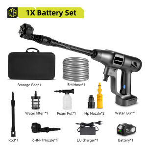 3500W 200Bar Brushless Electric High Pressure Washer Cordless Efficient Car Garden Cleaning Spray machine ToolFor Makita 18V Battery
