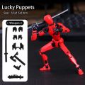 2024 Hot Upgrade Night glow Titan 13 Action Figure T13 Model Figures 3D Printed Multi-Jointed Movable Lucky 13 Action Figure Nova 13 Action Figure Dummy. 