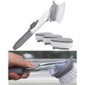 Sikat Wastafel Cuci Piring Lantai Serbaguna Sikat Kamar Mandi Gagang Panjang SHOWTIENDA Sikat Pembersih Cleaning Brush Dispenser Sabun Air. 