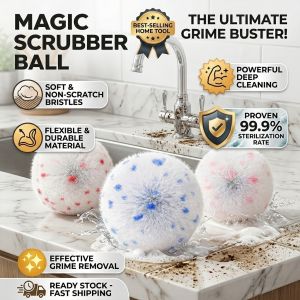 Magic Cleaning Ball Bathroom Stain Remover Powerful Cleaner Toilet Shower Sink Cleaning Bathroom Essentials Home Cleaning Accessories