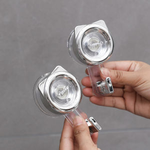 Móc Hút Chân Không Chịu Lực Thiết Kế Tai Mèo Ánh Bạc Sang Trọng Móc Treo Đồ Gắn Tường Lắp Đặt Dễ Dàng Không Cần Khoan
