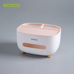 Ecoco Minimalist Multi-functional Tissue Paper Box Remote Control Holder Tissue Paper Box Ready Stock