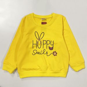 Áo nỉ dài tay thu đông bé gái 2-8 Tuổi - Áo nỉ bé gái chất da cá cao cấp hình in đáng yêu