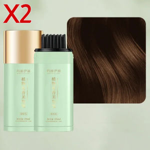 ⚡Ready in Minutes⚡White Hair Cover Pen Herbal Root Touch Up Stick Waterproof Temporary Hair Dye Precise Hairline & Temple Coverage No-Mess Quick Fix for Busy Women & Men