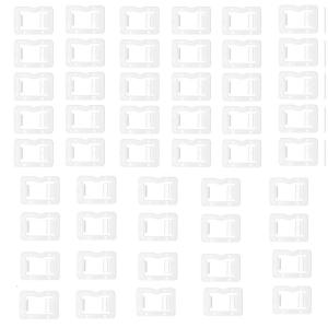 50 gói rõ ràng ổ cắm tightener nhựa ổn định với hầu hết các ổ cắm điện phích cắm chèn cho ổ cắm điện lỏng lẻo