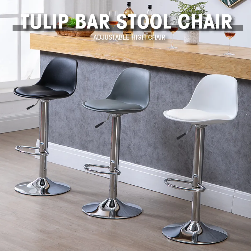 COD】3 Year Warranty Nordic Style Home And Office Bar Stool Chair