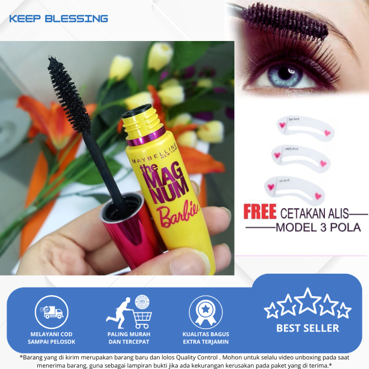 Mascara Waterproof Mascara Barbie Maybelline Maybelline Magnum