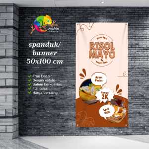 Cetak Spanduk Banner Risol Mayo
