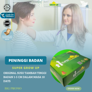 susu tinggi badan HIGH BODY MEDICINE super grow up supplement ubat tinggi badan tambah ketinggian aktifkan hormon pertumbuhan badan height up increase booster multivitamin Growth Zinc mujarab tulang lulus kkm