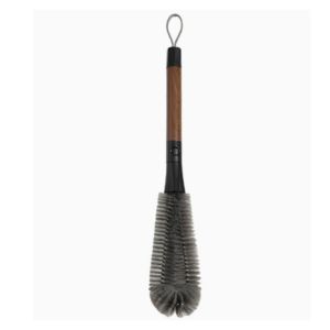Flexible Silicone Bottle Brush with Long Handle Soft Bristle 360 for Narrow Neck Water Bottles Cups