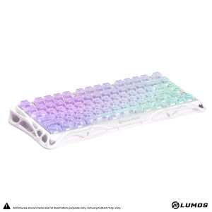 Gravastar Mercury K1 Lite 75% Wireless Mechanical Gaming Keyboard - Crystal Aurora