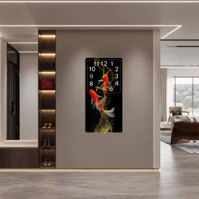 Wall Clock | Jam Dinding | PVC Frame | Living Room Decoration | Ruang Tamu