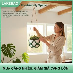 【LAKEBAO】 Polyurethane da thực vật móc áo tối giản Hoa Nhỏ giá cho tường treo vườn trong nhà hiển thị